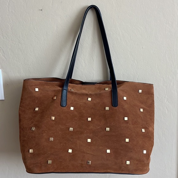 Suede Tote Bag - Picture 2 of 6